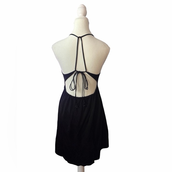 Aritizia Wilfred - Halter String Tie Mini Dress - Picture 3 of 9